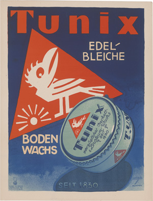 Lot 2736, Auction  122, Hohlwein, Ludwig, Tunix. Edelbleiche. Bodenwachs