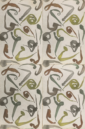 Lot 4280, Auction  122, Thiemann, Elsa, Design for wallpaper 