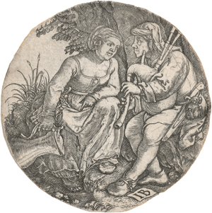 Lot 5138, Auction  122, Meister IB, Der Dudelsackpfeifer und seine Geliebte