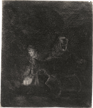 Lot 5178, Auction  122, Rembrandt Harmensz. van Rijn, Die Flucht nach Ägypten, Nachtstück