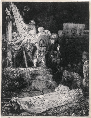 Lot 5183, Auction  122, Rembrandt Harmensz. van Rijn, Die Kreuzabnahme bei Fackelschein