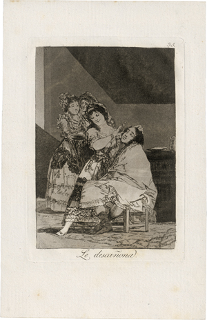 Lot 5280, Auction  122, Goya, Francisco de, Le descañona