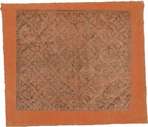 Lot 5369, Auction  122, Brokatpapier, Georg Nikolaus Renner: Rautenförmiges Fliesenmuster 
