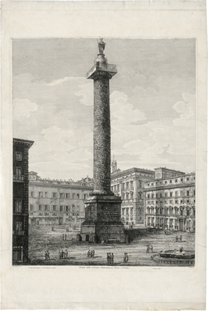 Lot 5443, Auction  122, Rossini, Luigi, Drei Romansichten