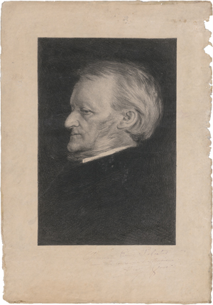 Lot 5462, Auction  122, Groux, Henry De, Bildnis Richard Wagner