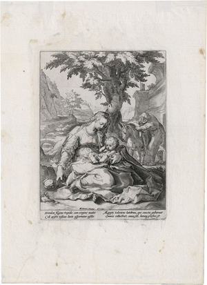 Lot 5640, Auction  122, Matham, Jacob - zugeschrieben, Die Ruhe auf der Flucht nach Ägypten