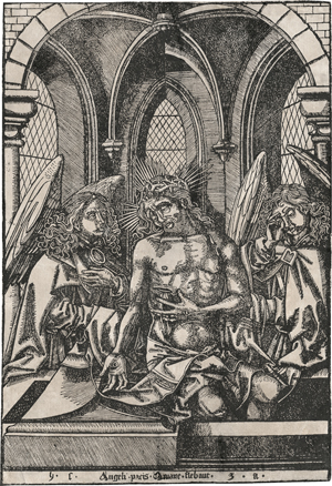Lot 5646, Auction  122, Meister hcza, Schmerzensmann mit zwei Engeln