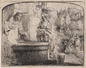 Lot 5671, Auction  122, Rembrandt Harmensz. van Rijn, Christus und die Samariterin