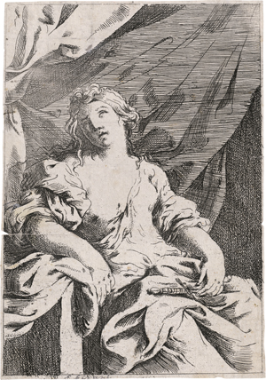 Lot 5698, Auction  122, Sirani, Giovanni Andrea, Lucretia