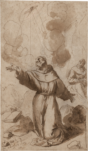 Lot 6642, Auction  122, Palma, Jacopo, Der hl. Franziskus erhält seine Stigmata