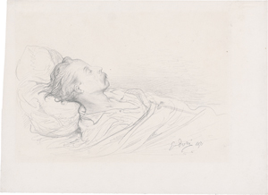 Lot 6780, Auction  122, Doré, Gustave, Junger Herr auf dem Totenbett
