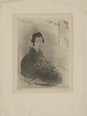 Lot 7085, Auction  122, Orlik, Emil, Geisha Kirschblüte (Sitzende Geisha I)