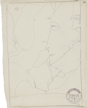 Lot 7230, Auction  122, Janssen, Horst, Portraits Mann und Frau