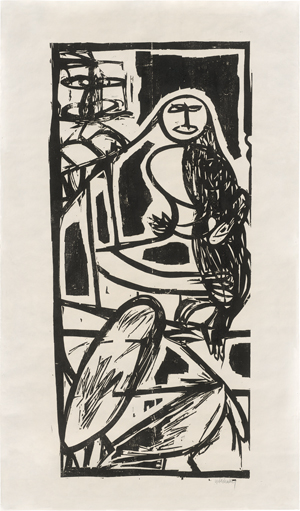 Lot 8163, Auction  122, Grieshaber, HAP, Schmerzensbild