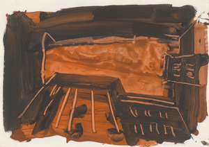 Lot 8183, Auction  122, Hödicke, Karl Horst, Himmel über Schöneberg