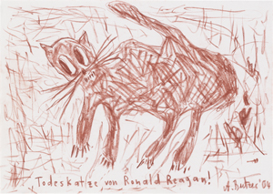 Lot 8232, Auction  122, Butzer, André, "Todeskatze von Ronald Reagan"