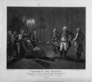 Lot 220, Auction  123, Berger, Friedrich Gottlieb, Friedrichs des Einzigen Übergang in die Gefilde 