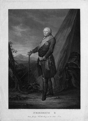 Lot 231, Auction  123, Friedrich Wilhelm II., König von Preußen, Konvolut von 3 gestochenen und 1 Holzschnitt-Porträt