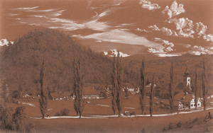 Lot 244, Auction  123, Koska, Ferdinand, Der Prudelberg. Original-Zeichnung 