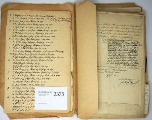 Lot 2375, Auction  123, Autogramm-Kollektion des 17.-19. Jhdts, eines Unterschriften-Sammlers