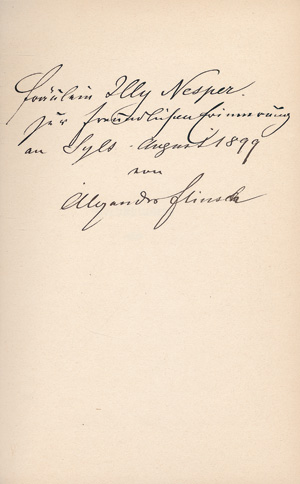 Lot 3122, Auction  123, Flinsch, Alexander, Herbstblumen. Gelegenheitsgedichte