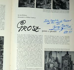 Lot 3161, Auction  123, Art News und Grosz, George, Rome in the Holy Year (Widmung von Grosz)