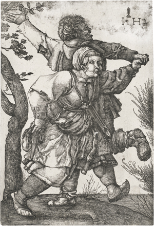Lot 5090, Auction  123, Hopfer, Hieronymus, Das tanzende Bauernpaar