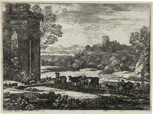 Lot 5104, Auction  123, Lorrain, Claude, Le Troupeau en marche 