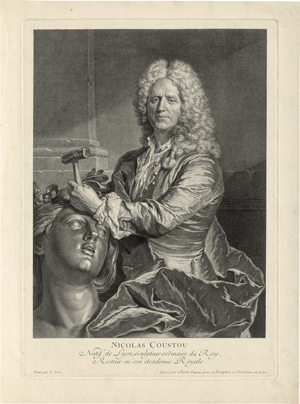 Lot 5201, Auction  123, Dupuis, Charles, Bildnis Nicolas Coustou