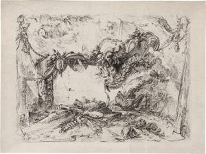 Lot 5257, Auction  123, Piranesi, Giovanni Battista, Die monumentale Platte