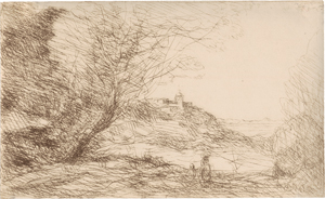 Lot 5294, Auction  123, Corot, Jean-Baptiste-Camille, Souvenir des environs de Monaco