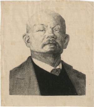 Lot 5336, Auction  123, Rohde, Johan Gudmann, Porträt des Malers Kristian Zahrtman