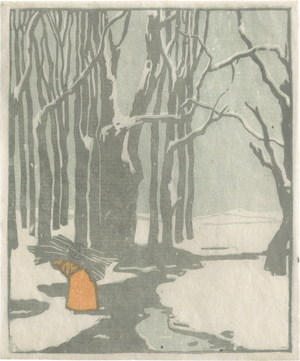 Lot 5550, Auction  123, Orlik, Emil, Holzsammlerin im Walde