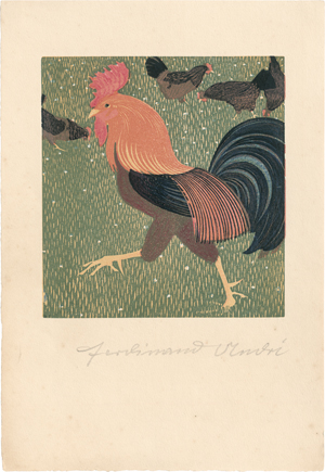 Lot 5577, Auction  123, Andri, Ferdinand, Der stolze Hahn