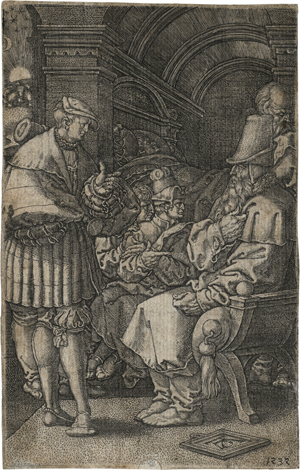 Lot 5651, Auction  123, Aldegrever, Heinrich, Joseph erzählt Jakob seine Träume