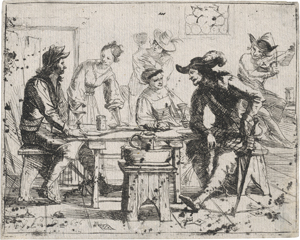 Lot 5728, Auction  123, Franck, Hans Ulrich, Zechende Soldaten in der Schenke