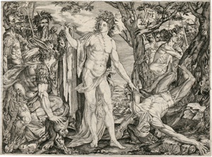 Lot 5805, Auction  123, Monogrammist MF, Die Schindung des Marsyas und das Urteil König Midas