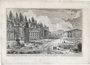 Lot 5827, Auction  123, Piranesi, Giovanni Battista, Veduta del Sito, ov'era l'antico Foro Romano