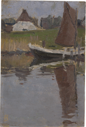 Lot 6162, Auction  123, Bock, Karl, Fischerboote am Darss