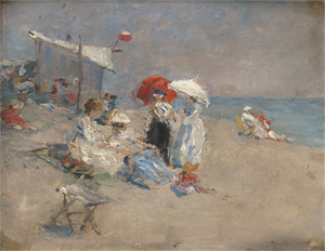 Lot 6182, Auction  123, Lemmer, August, Sommerfrische am Strand in Grado