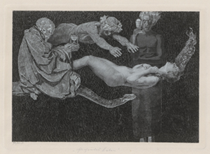 Lot 6386, Auction  123, Brömse, August, Fliehendes Leben