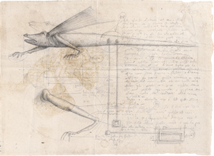 Lot 6593, Auction  123, Italienisch, um 1800. Geflügeltes Phantasiekriechtier. 