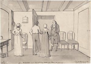 Lot 6684, Auction  123, Andriessen, Christiaan, Der Besuch des Kapitäns