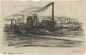 Lot 7073, Auction  123, Orlik, Emil, Industrielandschaft (bei Wigan)