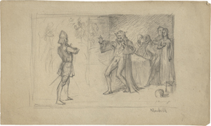 Lot 7106, Auction  123, Slevogt, Max, Macbeth