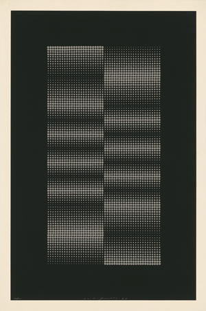 Lot 7312, Auction  123, Mavignier, Almir da Silva, Komposition in Schwarz und Silbergrau