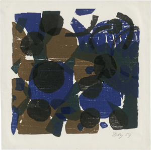 Lot 7326, Auction  123, Nay, Ernst Wilhelm, Komposition für die documenta II