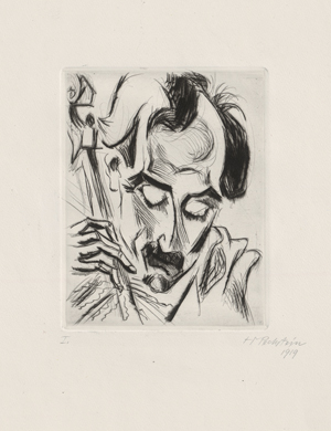 Lot 8072, Auction  123, Pechstein, Hermann Max, Musiker (Dr. Freundlich)