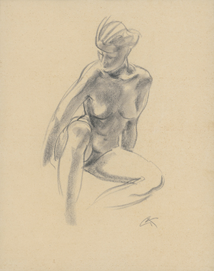 Lot 8102, Auction  123, Kolbe, Georg, Sitzender weiblicher Akt