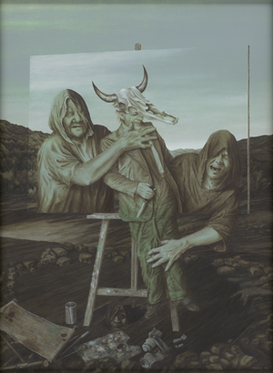 Lot 8248, Auction  123, Mecys, Aliute, Surreale Szene